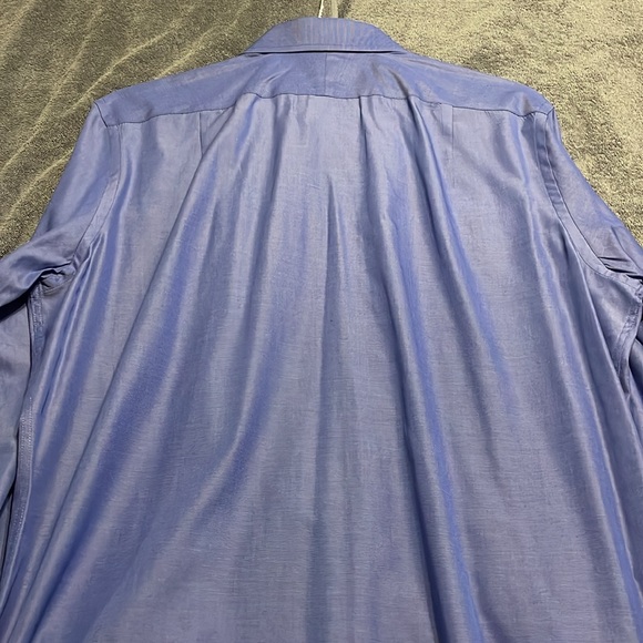 Charles Tyrwhitt SET OF TWO Men’s Dress Shirts Size: 16.5/35.  white, blue - Picture 6 of 11